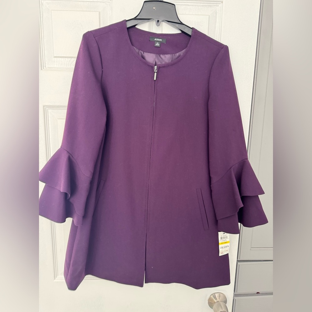 Alfani Purple Women's Pea Coat